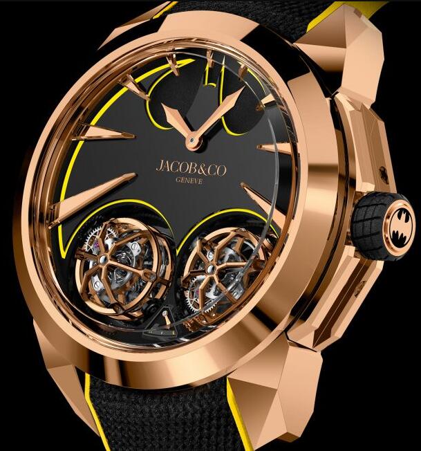 Jacob & Co. GOTHAM CITY ROSE GOLD Watch Replica DC100.40.AA.AA.A Jacob and Co Watch Price